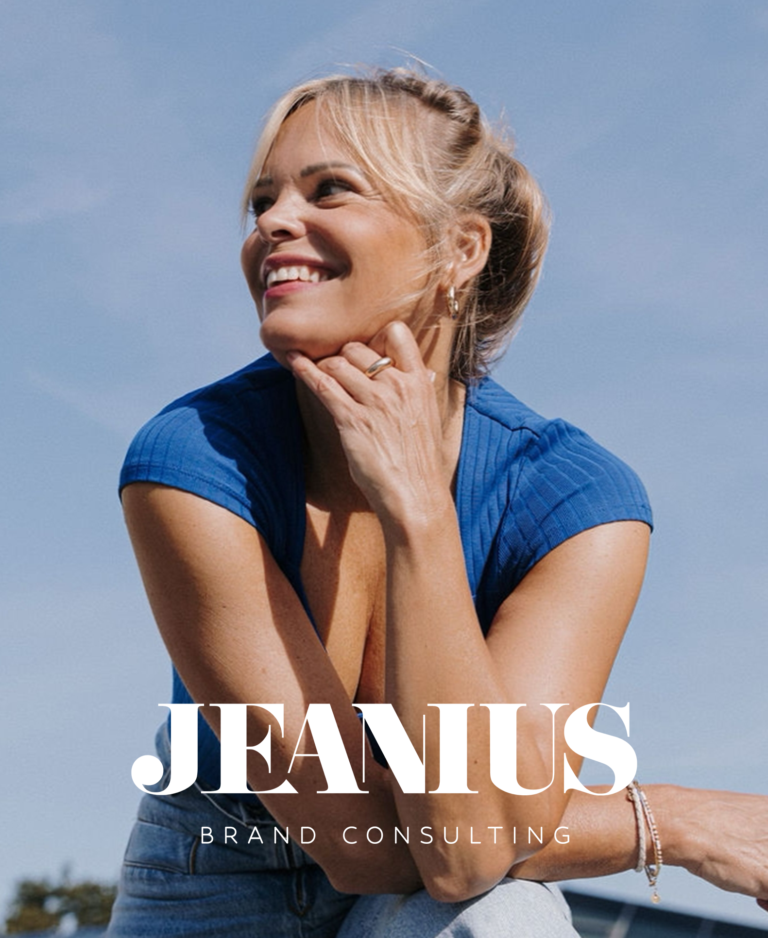 Hochformatiges JEANIUS Einstiegsbild für den mobilen Webauftritt